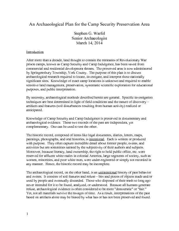 AnArchaeologicalPlanfortheCampSecurityTract.pdf