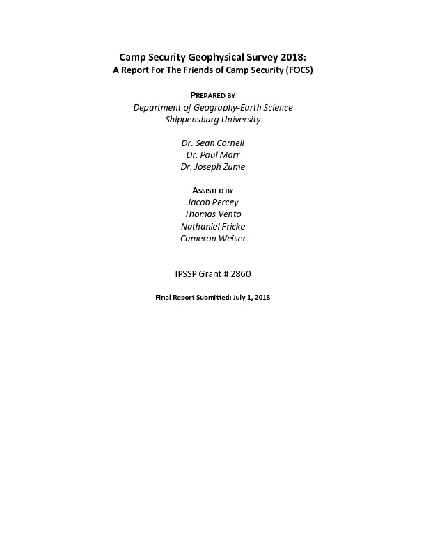 Camp Security Geophysical Imaging Project 2018- Final Report.pdf
