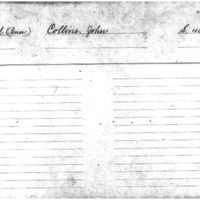 Collins, John. Pension Application