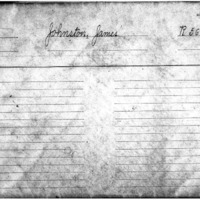 Johnston, James. Pension Application