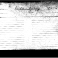 Miller, Henry. Pension Application