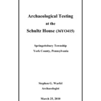 Schultz House Final Report.pdf