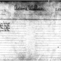 Adams, William. Pension Application