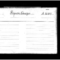 Ferguson, Ebenezer. Pension Application