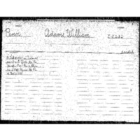 Adams, William. Pension Application