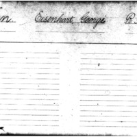 Eisenhart, George. Pension Application